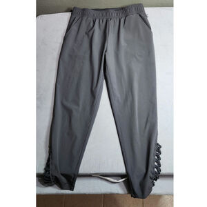 Fabletics Women's Gray Lattice Cutout Athletic Jogger Pants Size Small